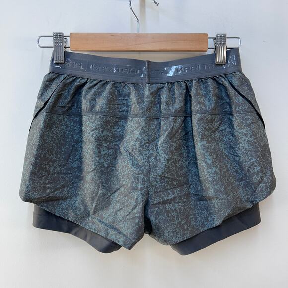 Kari Traa Tone Shorts Grey 2-in-1 Compression Lining Running Workout Women's XS - Picture 2 of 4